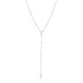 thumbnail image 1 of Sterling Silver Religious Cross Chain Necklace, 24", 1 of 1