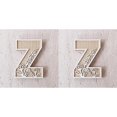 thumbnail image 1 of 5 Inch Wooden Letters for Wall Decoration – for 's Room Craft Projects Name Signs Weddings and Home ,2 Pack, 1 of 6