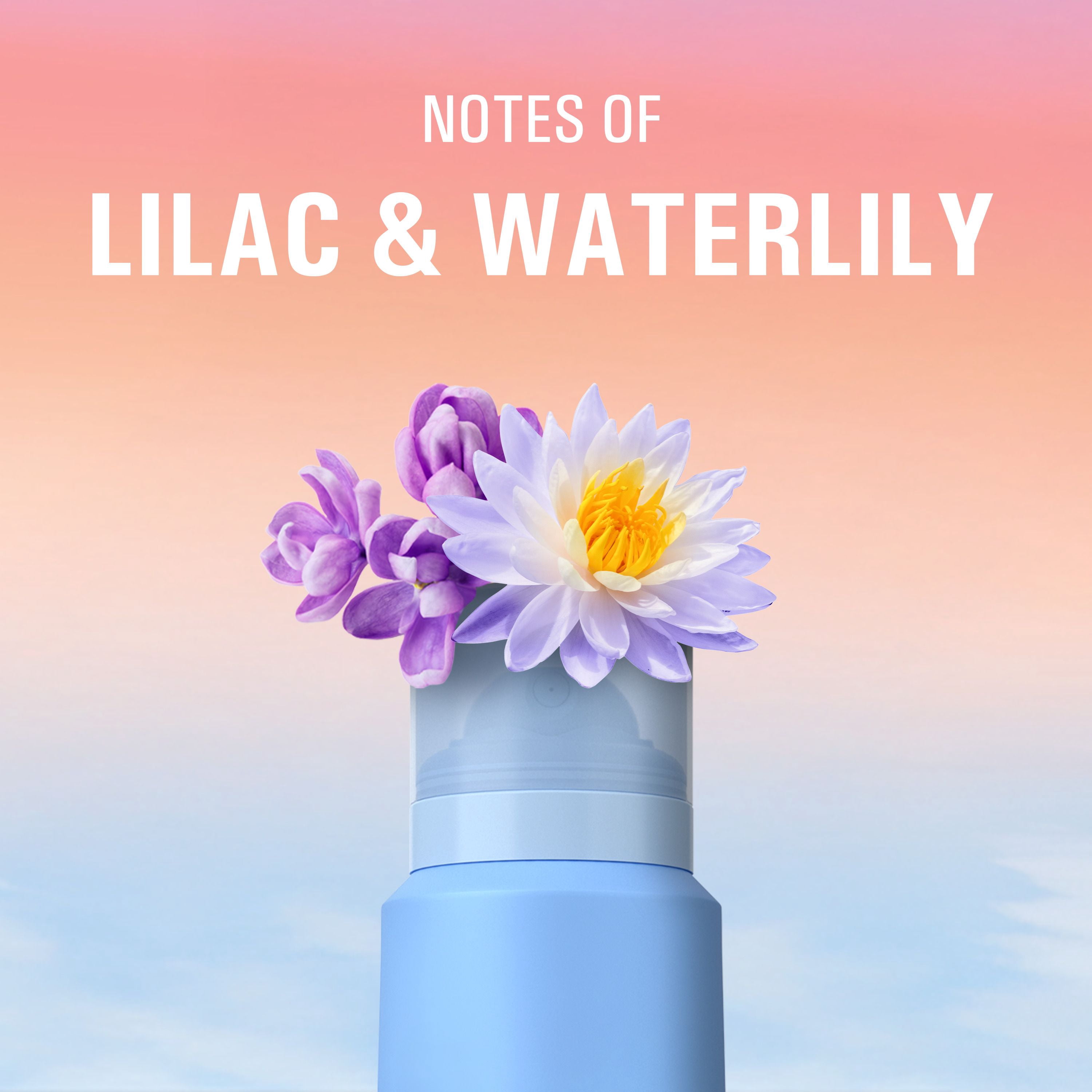 Secret Whole Body Aluminum Free Deodorant for Women Body Spray Lilac & Waterlily
