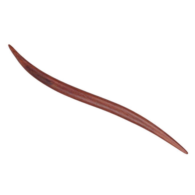 tredstone Épingle à Cheveux Rétro Traditionnelle en Bois pour Femme Dame Style Chinois Rouge