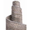 thumbnail image 4 of Aizza Trends 4 Ft Square Gray Jute Area Rug, Boho Chic Natural Jute Area Rug - Hand-Braided, Rustic Farmhouse Decor for Living Room Carpet,, 4 of 5