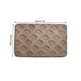 thumbnail image 3 of Thickened Absorbent Non-Slip Bathroom Rug Mat, Plush Polyester Floor Carpet for Toilet, Shower, and Bedroom Doorway, Machine Washable, 3 of 6