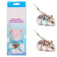 thumbnail image 3 of Hamster Leash Harness Set Adjustable Bell Small Animal Leash Pet Walking Leash, 3 of 10