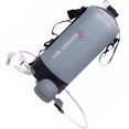thumbnail image 1 of ZheElen Portable Outdoor Shower Kit Easy Installation Large Capacity High Pressure Shower Shower Shower Head gray, 1 of 6