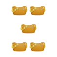 thumbnail image 3 of Transemion Crossbody Bag Premium For Multipurpose Large Capacity Polyester Messenger Bag Multiple Occations Premiun Gift yellow 5Set, 3 of 6