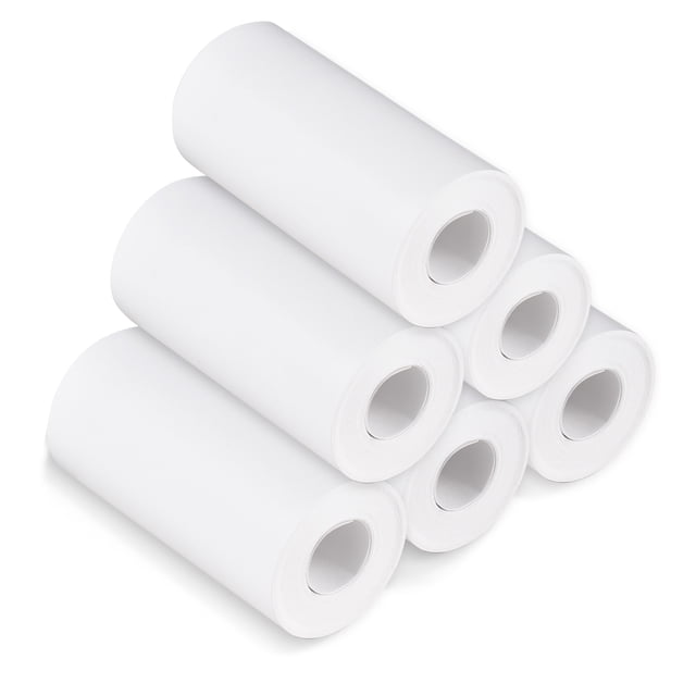White 56mm Thermal Paper Roll, Premium Clear Print, Pure Wood Pulp with Label Printer, Instant Camera Refill, Thermal Paper Rolls, Thermal Print Paper, Printing Paper