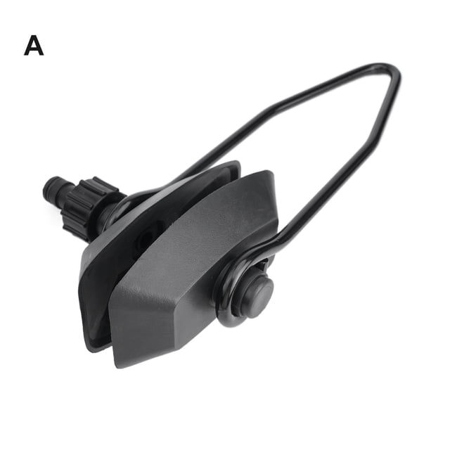 MYG for Engine Flusher Outboard Motor Water Flush Ear Muff Boat Accessory with Quick-Connect Hose Connector for Salt Removal and Maintenance, Black Rubber, 11.53 Inches