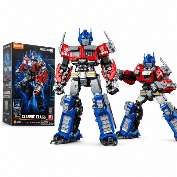 Blokees Transformers Classic Optimus Prime Model Building Kit, Ages 12+