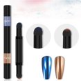thumbnail image 2 of WIFKLSIIPG Double Headed Nail Powder for Nails Air Cushion Nail Powder Pen Nails Powder with Mirror Effect Manicure Cushion Magic Pen Gold and Silver Colored Sponge, 2 of 8