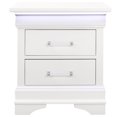 thumbnail image 1 of Global Furniture USA Charlie White Table de Nuit, 1 of 3