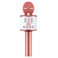 thumbnail image 1 of kurtrusly Wireless Microphone Bluetooth-compatible Handheld Speaker Home KTV Player Surround Adjustable Battery Colorful Mic Livestreaming Rose Golden, 1 of 9