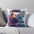 thumbnail image 1 of Captain swan Throw pillowcase Square Throw Pillow Cases For Couch Sofa Bed Living Room Home Decorative, 1 of 1