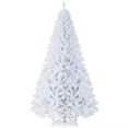 thumbnail image 1 of Gymax 7.5ft White Christmas Tree Classic Pine Tree PVC Material Thicken Tips(White), 1 of 10