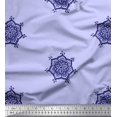 thumbnail image 1 of Soimoi Poly Georgette Fabric Floral Mandala Block Fabric Prints by Yard 42 Inch Wide, 1 of 1