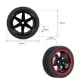 thumbnail image 2 of 4PCS 1/10 Rubber Tire RC Racing Car Tires For HSP Redcat Traxxas Tamiya HPI RC, 2 of 8