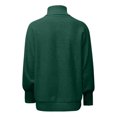 thumbnail image 5 of Timegard Chandails pour Femmes Imprimé de Noël Col Haut Manches Longues Hauts Ample Confortable Chandail Automne Hiver, 5 of 5