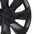 thumbnail image 3 of 4 Pcs Capuchons de Moyeu pour Roues de 19 Pouces Couverture Complète Remplacement pour Tesla Modèle Y 2020 à 2023 Noir Mat, 3 of 8