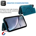 thumbnail image 3 of Étui de Téléphone en Cuir Pu, Étui à Rabat Portefeuille Porte-Cartes de Crédit Étui de Téléphone pour Iphone Xr, 3 of 5