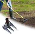 thumbnail image 4 of Multifunctional Garden Hoe, Weeding Tool, Digging Spade, Planting Shovel, Soil Loosening Tool, Vegetable Gardening Tool, Flower Bed Tool, Agricultural Steel Rake, Durable Gardening Tool, 4 of 6