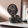 thumbnail image 1 of Multifunctional Clip Spray Fan F7 | USB Rechargeable Type-C | 360° Rotating Silent Mini Fan with 20ml Water Tank | Strong Wind 4-Speed Portable Cooling for Outdoor Home Office, 1 of 9