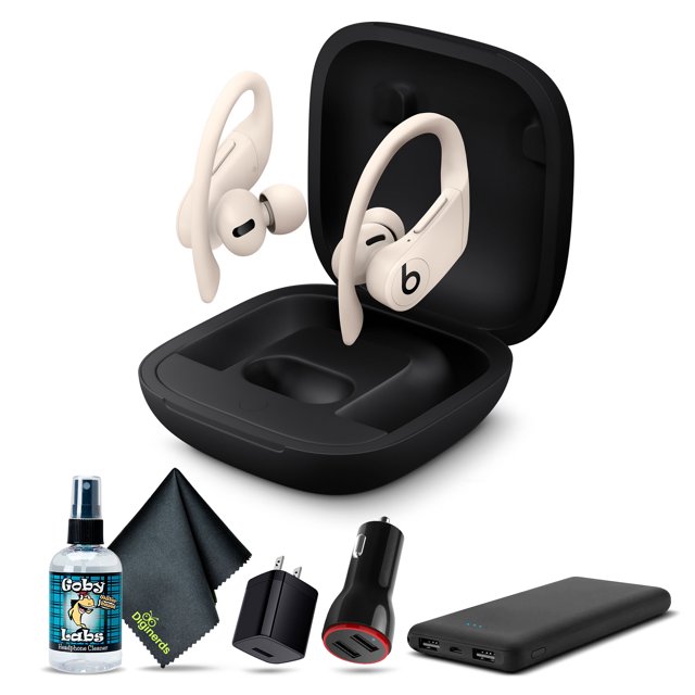 Beats by Dr. Dre Powerbeats Pro In-Ear Wireless Headphones (Ivory) Bundle with More Accessories