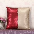 thumbnail image 2 of Reversible Sequin Mermaid Glitter Sofa Cushion Cover Pillow Case Double Color, 2 of 4