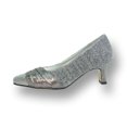 thumbnail image 3 of FLORAL Dolly Women's Wide Width Glittery Metallic Pumps, 3 of 6