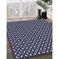 thumbnail image 3 of Ahgly Company Tapis d'Intérieur Lavable en Machine Carré Bleu Nuit, 6 Pieds Carré, 3 of 7