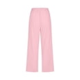 thumbnail image 5 of Timegard Womens Plus Size Pants Capris Cotton Linen Solid Color Casual Loose Cropped Trousers with Pockets, 5 of 5