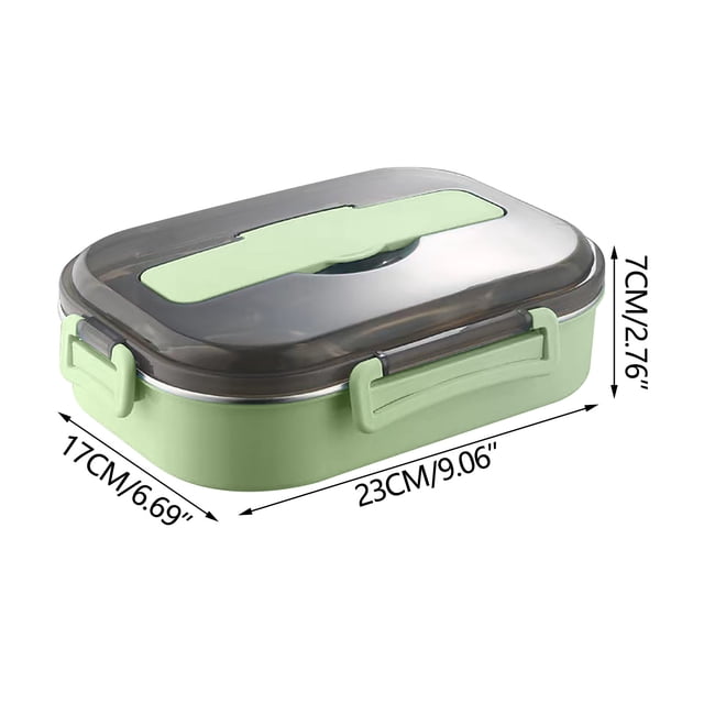 Rbaofujie Lunch Box 304 Stainless Steel Compartment Lunch Box Thickened Insulation Heating Fast Food Box Students Work Travellers Lunch Box Bento Box Lunch Box