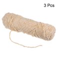 thumbnail image 3 of Unique Bargains Fil Chenille en Velours Polyester Beige, 3 Écheveaux, 3 of 7