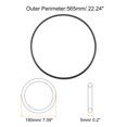 thumbnail image 2 of Uxcell 5pcs Universal Sewing Machine Motor Stretch Belt 565mm 22" Perimeter 3/16" (5mm) Belt Thick, 2 of 5