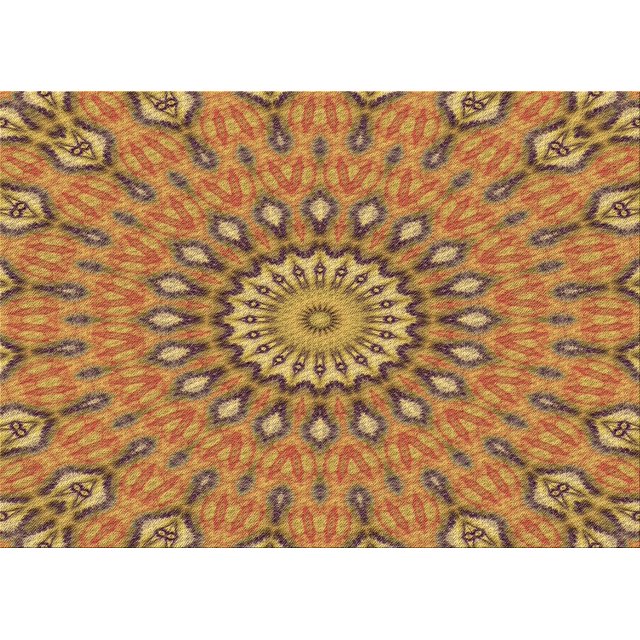 Ahgly Company Machine Washable Indoor Rectangle Transitional Mahogany Brown Area Rugs, 7' x 10'