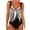 White, variant on Women's Print Swimwear One Piece Swimsuit Female Vintage Retro Bathing Suits Beach Wear Swimming Suit
