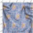 thumbnail image 2 of Soimoi Rayon Fabric Shells Ocean Fabric Prints By Yard 56 Inch Wide, 2 of 6