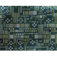 thumbnail image 4 of oneOone Georgette Viscose Fabric Stripe & Square Geometric Â Printed Craft Fabric BTY 42 Inch Wide, 4 of 4