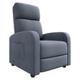 thumbnail image 4 of AKDSteel Ergonomic Manual Recliner Chair, High Back Single Sofa With Soft Cushion, Wide Arms, And Side Pocket, 4 of 6