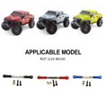 thumbnail image 4 of maskred 1pcs Aluminum Alloy 1/10 Steering Link Rod Set For RGT 86100 86100JC FTX5579 RC Car Part RC Car Accessories Replacement Parts Red, 4 of 6