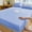Light Blue#40410, variant on Double Fitted Sheet, 200x150 cm Polyester Mattress Cover with Elastic Corners, Multicolor, All-in-One Non-Slip Bed Sheet for 15 in Mattress