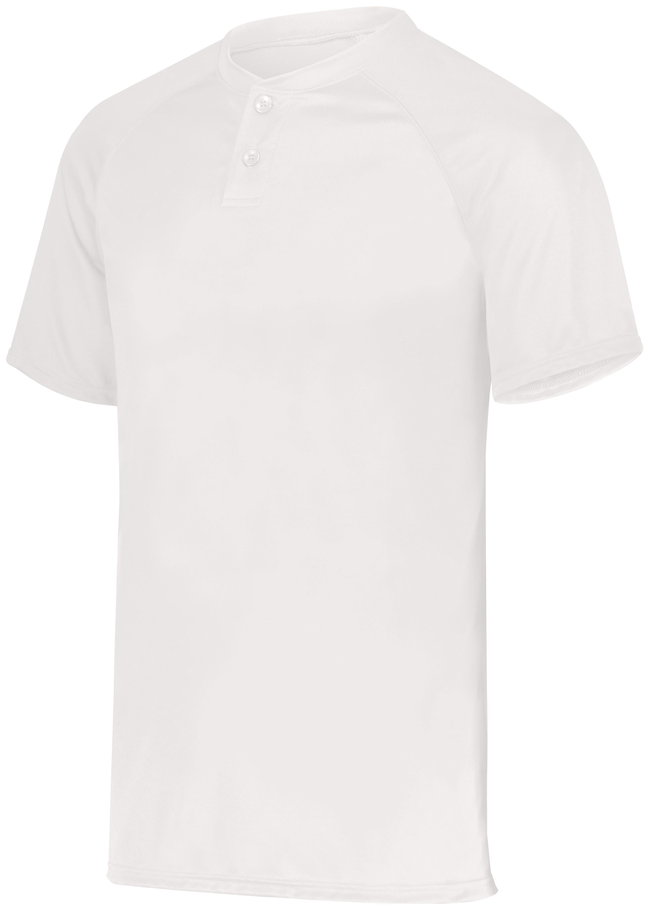 Augusta sportswear Boy's Attain Wicking Two Button Baseball Jersey
