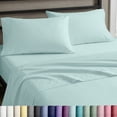 thumbnail image 1 of California Design Den Twin Sheet Set - 100% Cotton Sateen, Soft & Breathable - Seafoam, 1 of 10