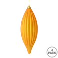 thumbnail image 2 of Vickerman M183230M 8 in. Antique Gold Matte Line Finial Ornament  4 per Bag, 2 of 3