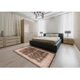 thumbnail image 4 of Ahgly Company Indoor Rectangle Mid-Century Modern Red Brown Oriental Area Rugs, 7' x 9', 4 of 6