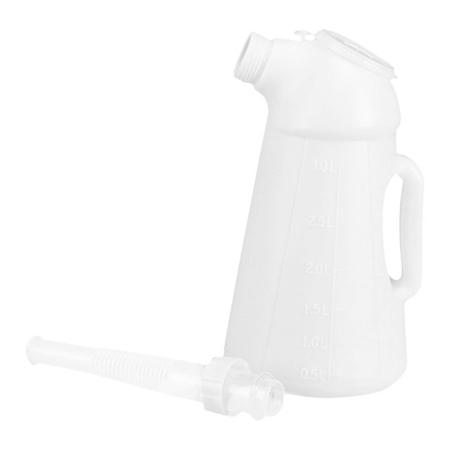 Miangastore Engine Oil Bottle 2L Vehicle Oiler Can Oil Pour Bottle Oil Dispenser Bottle Container
