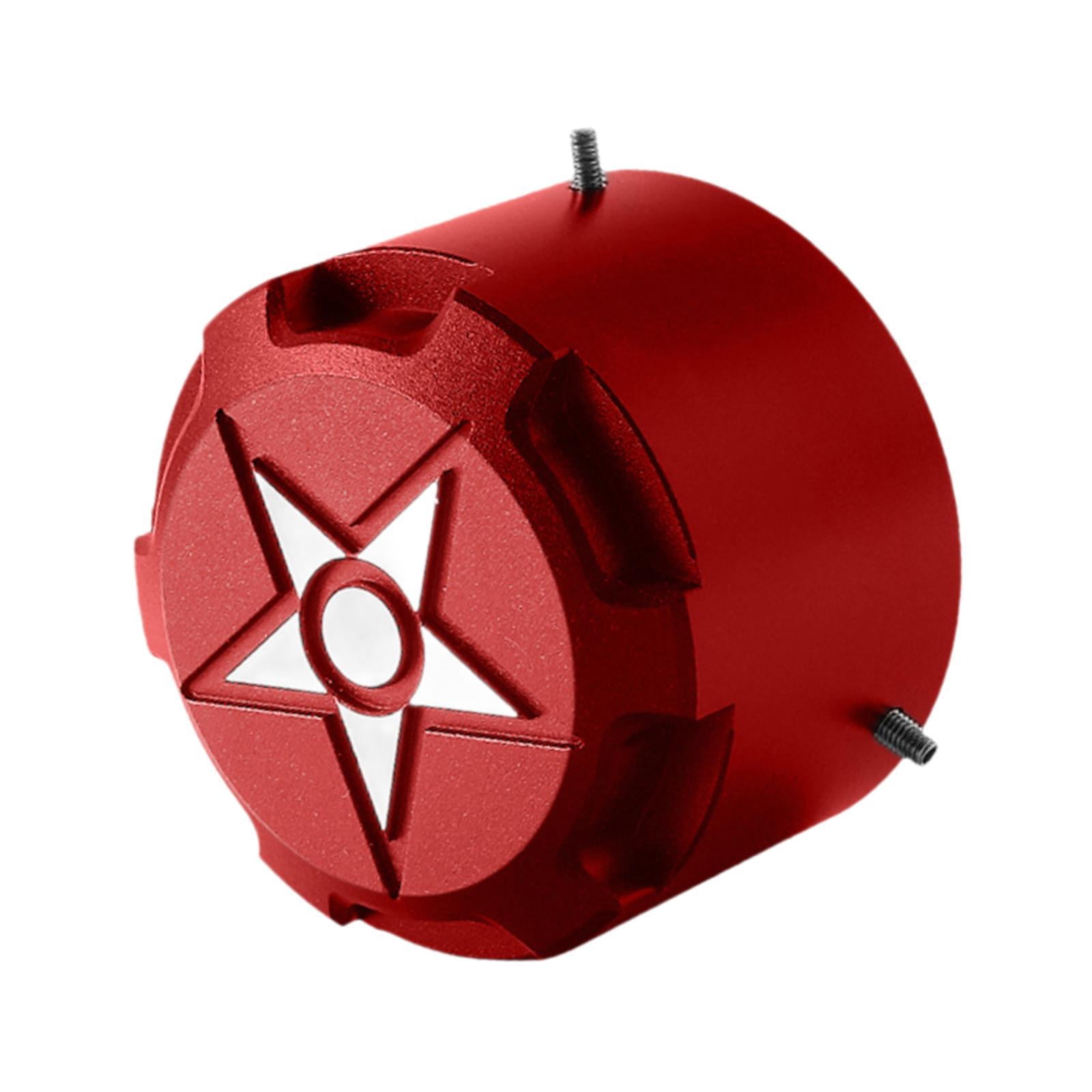 Miulika Axle Nut Cover Aluminum Replace Parts for Slr 2015-24 Red
