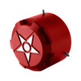 thumbnail image 1 of jinwen Couvercle d'Écrou d'Essieu en Aluminium Pièces de Rechange pour Slr 2015-24 Rouge, 1 of 9