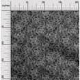 thumbnail image 2 of oneOone Silk Tabby Navy Gray Fabric Abstract Craft Projects Decor Fabric Printed By The Yard 42 Inch Wide, 2 of 4