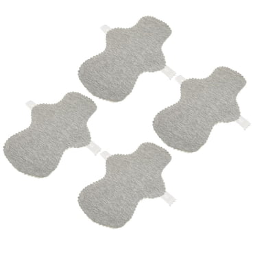 LOVEVER Reusable Cloth Pad Panty Liners For Women 4pcs Cloth Panty Liners Graphene Water Absorption Breathable Leakage Proof Washable Reusable Sanitary Pads For Women