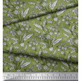 thumbnail image 2 of Soimoi Rayon Fabric Leaves & Floral Block Decor Fabric Printed Yard 56 Inch Wide, 2 of 3
