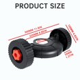 thumbnail image 4 of Garoy Roues pour Weed Eater,Accessoire de Roue pour Taille-Bordures,Accessoire de Roues Weed Eater,Accessoire de Roue pour Désherbeur,Marche derrière la Taille-Bordures,Accessoire de Roues pour Wacker à Weed,Accessoires Weed Eater, 4 of 9